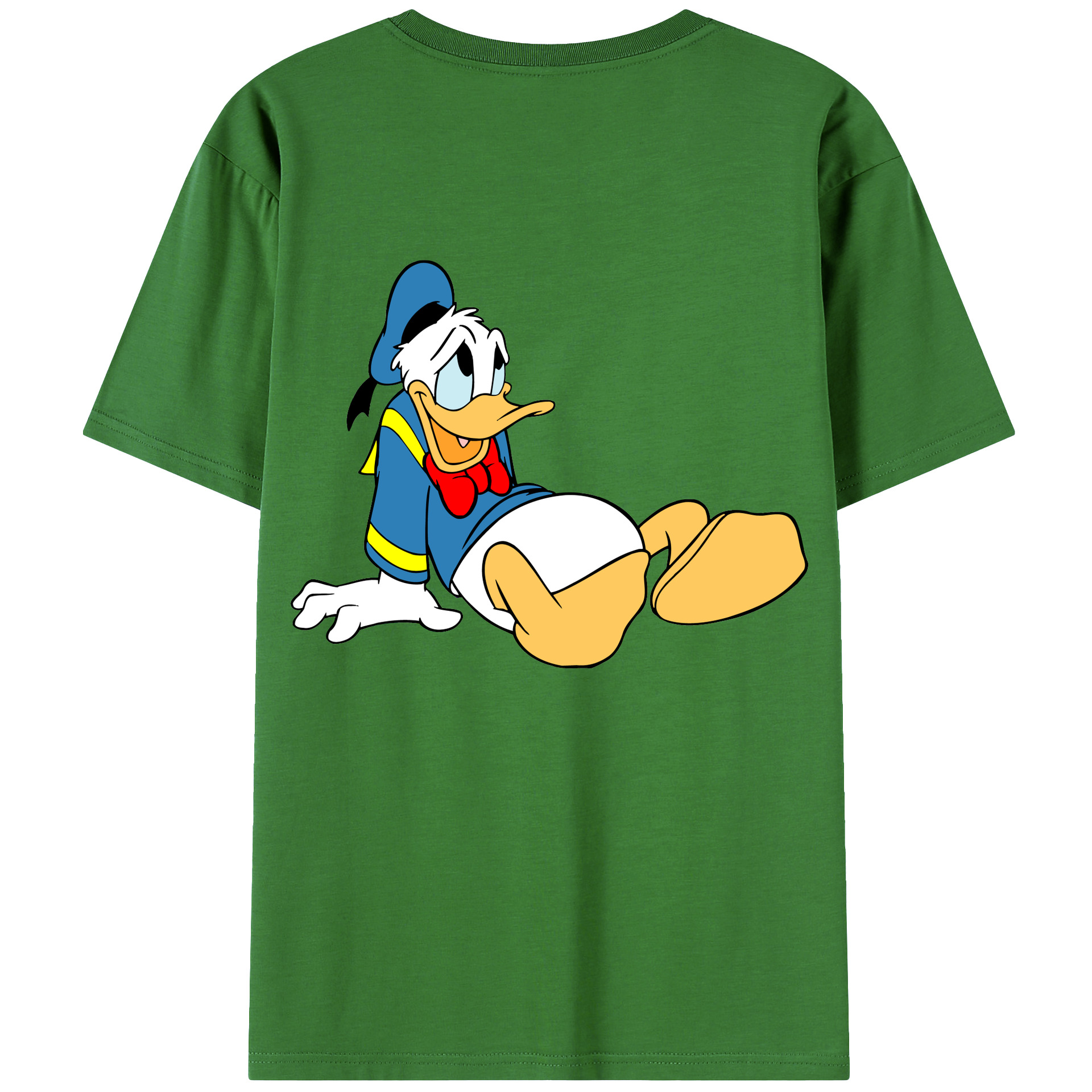 （画像用） ミッキーマウス Mickey Mouse レディース半袖Tシャツ(バックプリント)